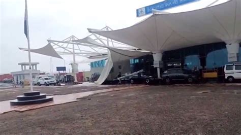 Video: After Jabalpur & Delhi, Terminal Canopy Collapses At Rajkot ...