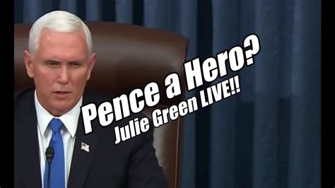 Shared post - Pence a Hero? Julie Green LIVE!! MonkeyPox Update. B2T ...