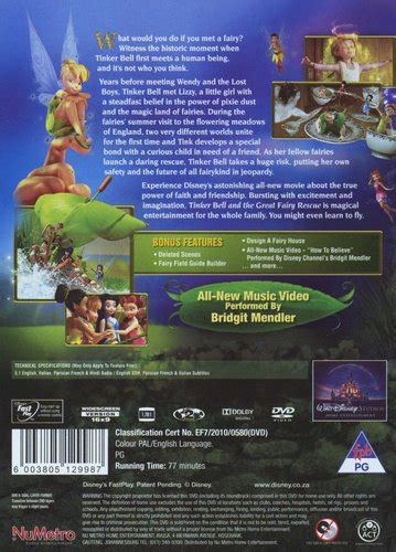 Tinkerbell And The Great Fairy Rescue (DVD) | DVD | Buy online in South ...