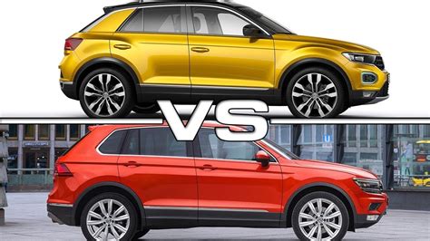 2018 Volkswagen T-Roc vs 2017 Volkswagen Tiguan - YouTube