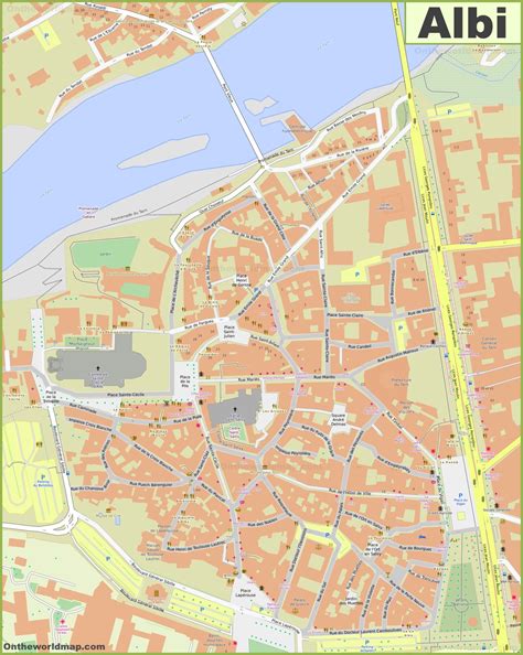 Albi Maps | France | Discover Albi with Detailed Maps