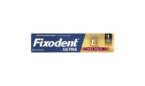 Fixodent Ultra Max Hold Denture Adhesive | Denture adhesive, Denture ...