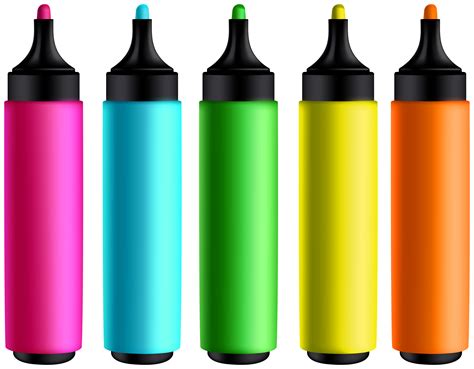 Clipart Markers Transparent Background