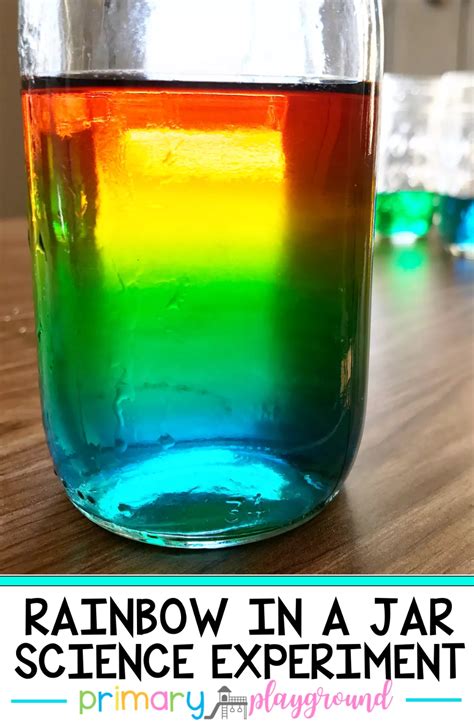 Rainbow In A Jar Science Experiment - Primary Playground | Science experiments for preschoolers ...