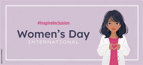 Inspireinclusion. 2024 International Women's Day horizontal banner ...