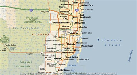 Map Of Opa Locka Florida - Great Lakes Map