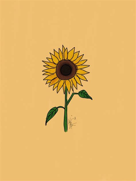 Cute Cartoon Sunflower Wallpapers - Top Free Cute Cartoon Sunflower Backgrounds - WallpaperAccess