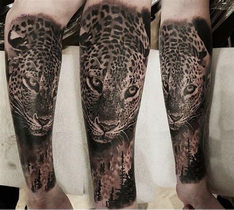 Forearm jaguar tattoo done by Dris Donelly Exeter uk, artium ink. : tattoos