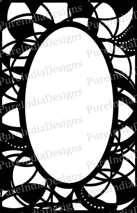 Mirror Frame Frame Laser Cut Photo Frame Vector Art | Etsy