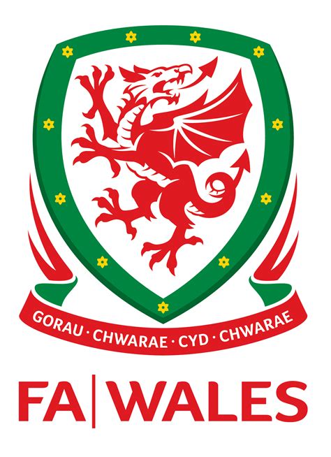 Image - Football Association of Wales logo (introduced 2011, with ...