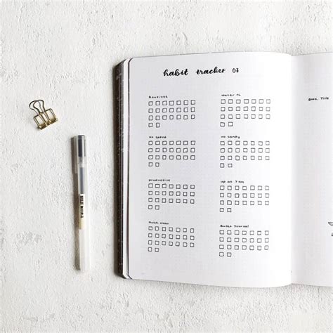 25 Bullet Journal Habit Trackers to help you build better habits