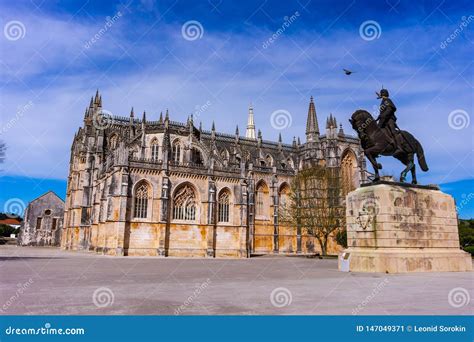 Batalha, Portugal. Monastery of Batalha. Gothic and Manuelino or Manueline Style Editorial Photo ...