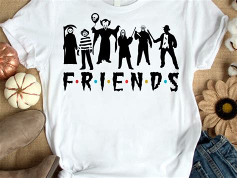 Friends Halloween t-shirt design, Friends Halloween SVG, Halloween Friends shirt, Best friends ...