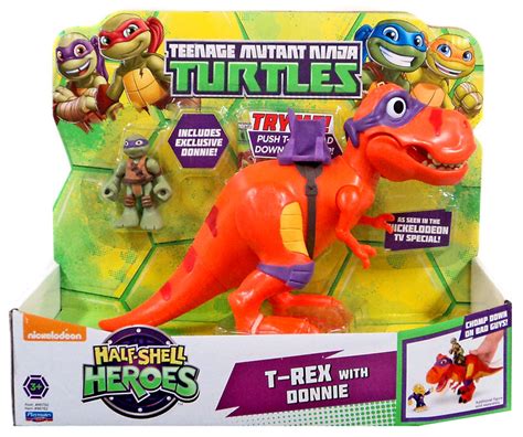 Teenage Mutant Ninja Turtles Nickelodeon Half Shell Heroes T-Rex with ...