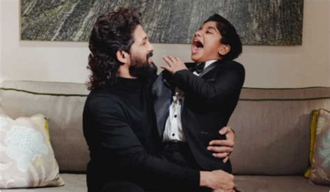 Allu Arjun radiates father-son bonding in a new picture with son Ayaan ...