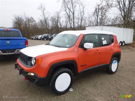 2017 Omaha Orange Jeep Renegade Trailhawk 4x4 #124237987 | GTCarLot.com ...