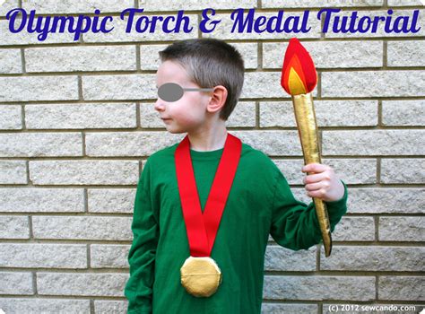 Sew Can Do: Go For The Gold: Make A Plush Olympic Torch & Gold Medal