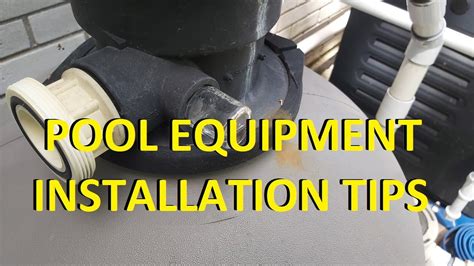 DIY Pool Equipment Installation Tips - YouTube