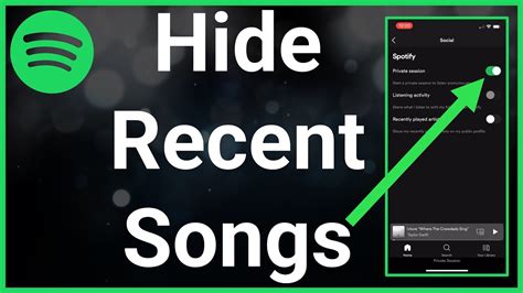 How To Hide Recently Played Songs On Spotify - YouTube