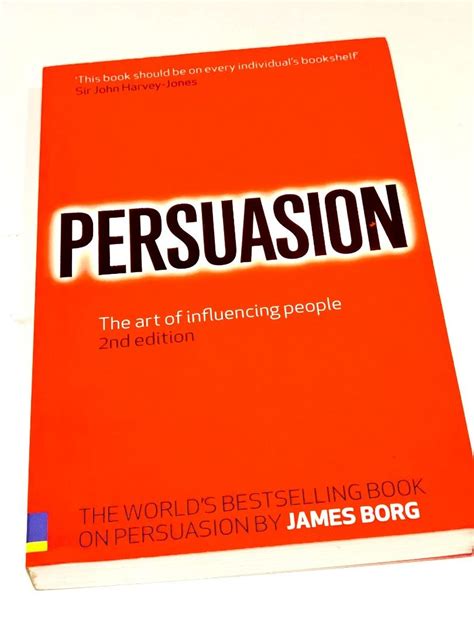 PERSUASION The Art Of Influencing People Book By James Borg, Hobbies ...