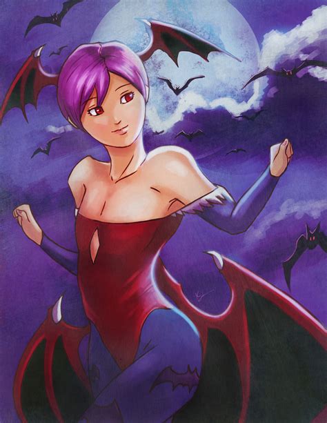 Lilith fan art from darkstalkers | Behance