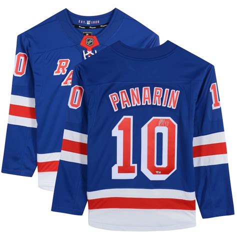 Artemi Panarin Signed Rangers Jersey (Fanatics Hologram) | Pristine Auction