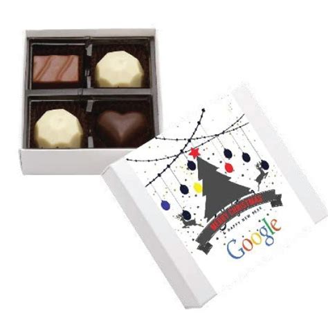 Promotional Belgian Chocolate Gift Boxes x4 | Promotion Products