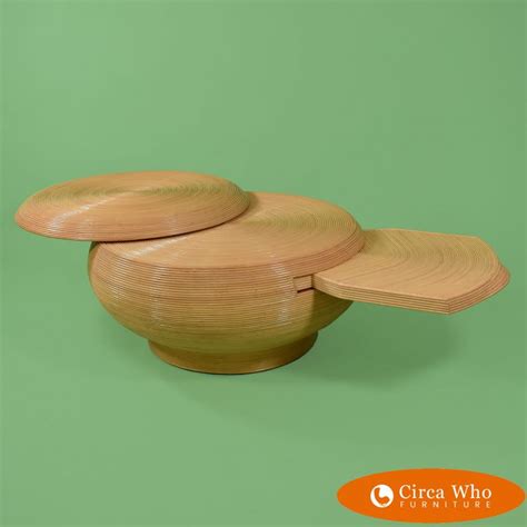Pencil Reed Round Coffee Table | Circa Who