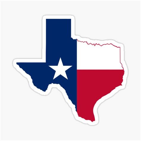 "Texas State Flag " Sticker for Sale by bdanmartin | Redbubble