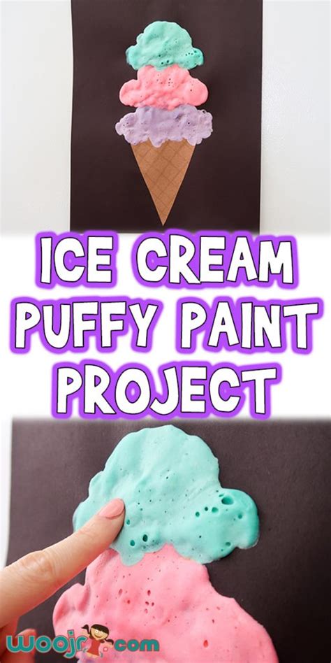 Ice Cream Craft for Kids With Puffy Paint | Woo! Jr. Kids Activities ...