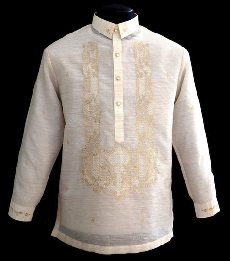 Barong Tagalog Filipino Formal Shirt Philippine National | Etsy