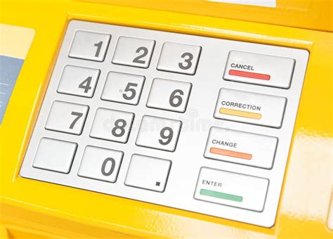 ATM keypad stock image. Image of banking, number, security - 27088625