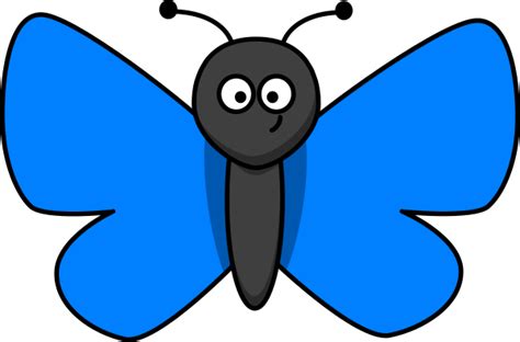 Morpho Butterfly Clip Art at Clker.com - vector clip art online, royalty free & public domain