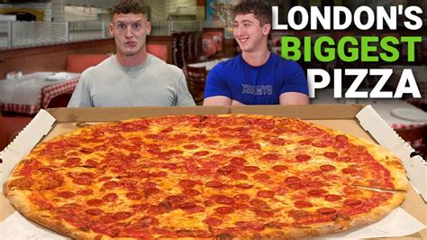 Eating London’s BIGGEST PIZZA! *8,200 CALORIES* - 1000COOKER