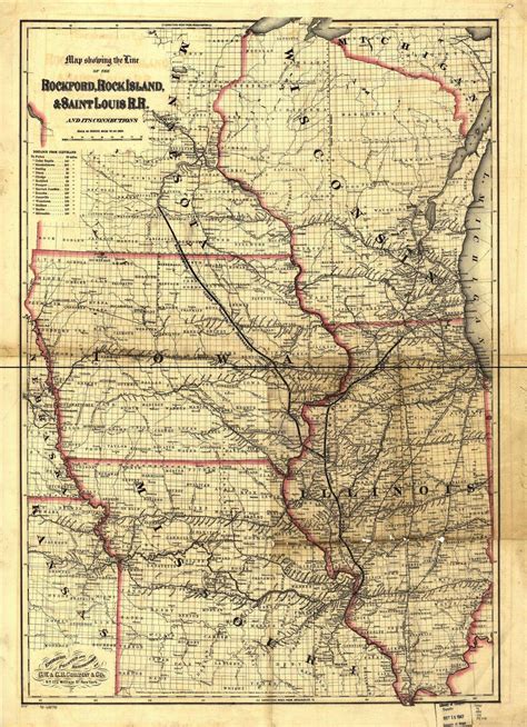 Rock Island Railroad Map 1868 [1168 x 1638] : MapPorn