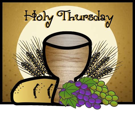 Free Holy Thursday Clip Art from Charlotte's Clips... | Holy thursday, Maundy thursday, Maundy ...