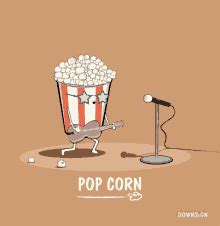 Popping Popcorn Animated Gif