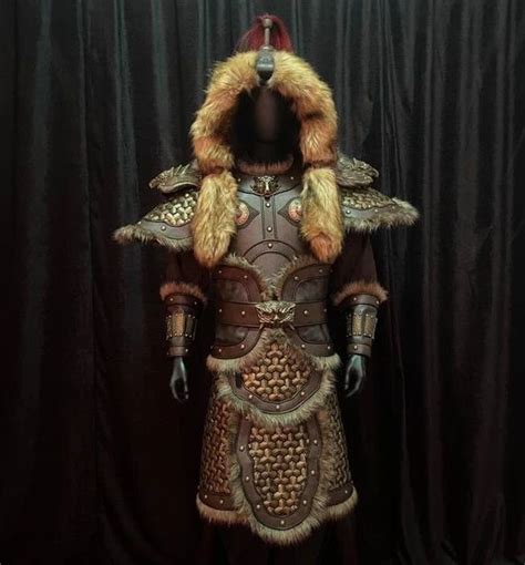 Genghis Khan Mongolian Cavalry Armor Men Leather Plastics Ancient Chinese Not Iron - AliExpress ...