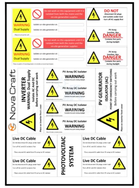 Solar Installation Stickers – The Solar Step