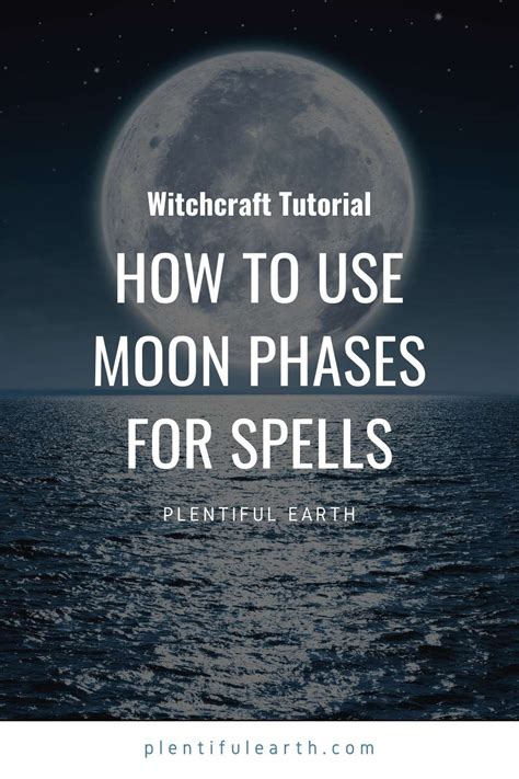 How to use the Moon Phases for Spells and Magick