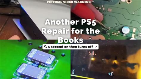 This PS5 repair is another one in the books! 1 beep then turns off. - YouTube