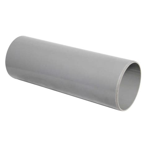 FloPlast Grey Plain Ended Soil Pipe 110mm x 3m | Selco