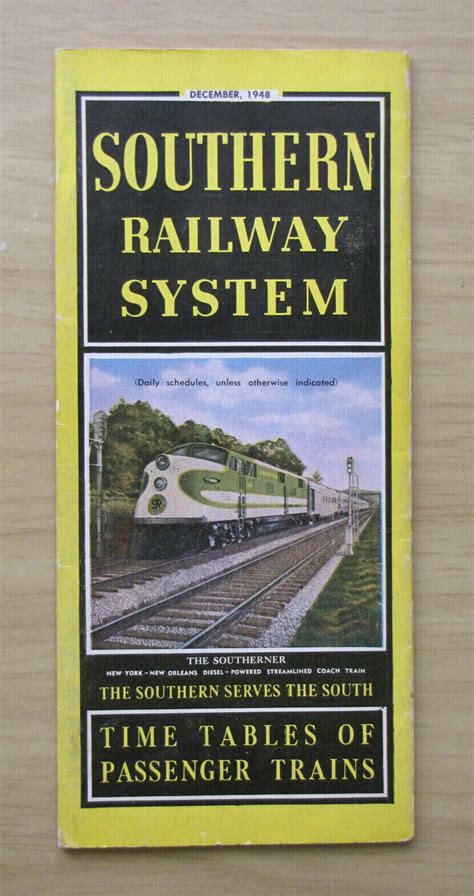 SOUTHERN RAILWAY Public Timetable: December 1948 System | #4574276549