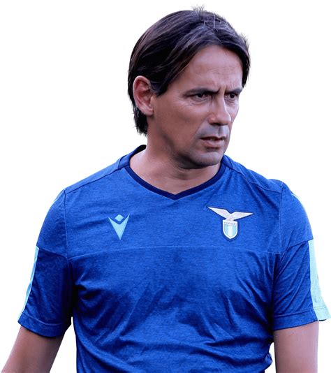 Simone Inzaghi Lazio football render - FootyRenders