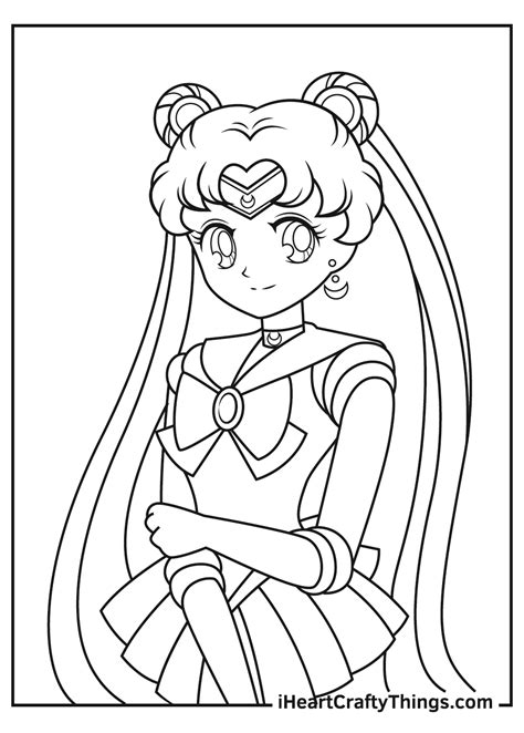 Sailor Moon And Friends Coloring Pages