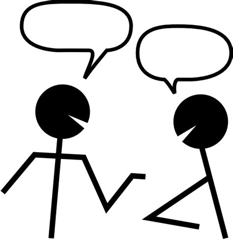 Stick Figures Talking - ClipArt Best