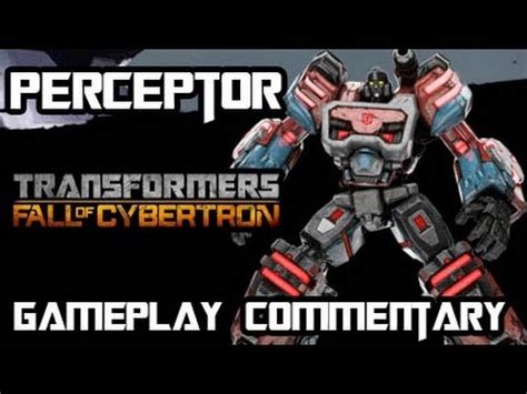 Transformers Fall of Cybertron - Perceptor Multiplayer Gameplay & Armor Set w/ Commentary - YouTube