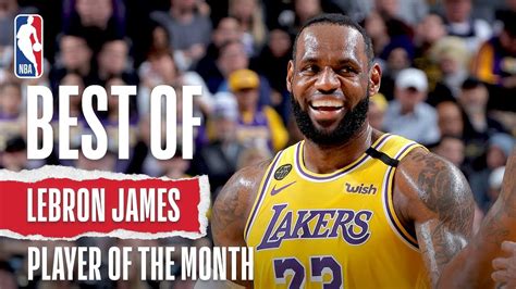 LeBron James' February Highlights | KIA Player of the Month - YouTube