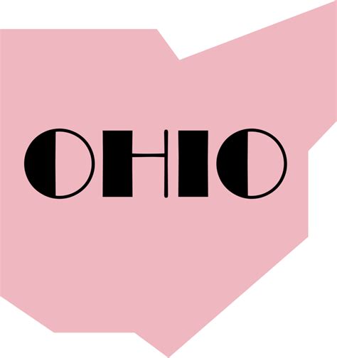 outline drawing of ohio state map. 27244835 PNG