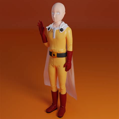 STL file Saitama - One Punch Man 👊・Design to download and 3D print・Cults